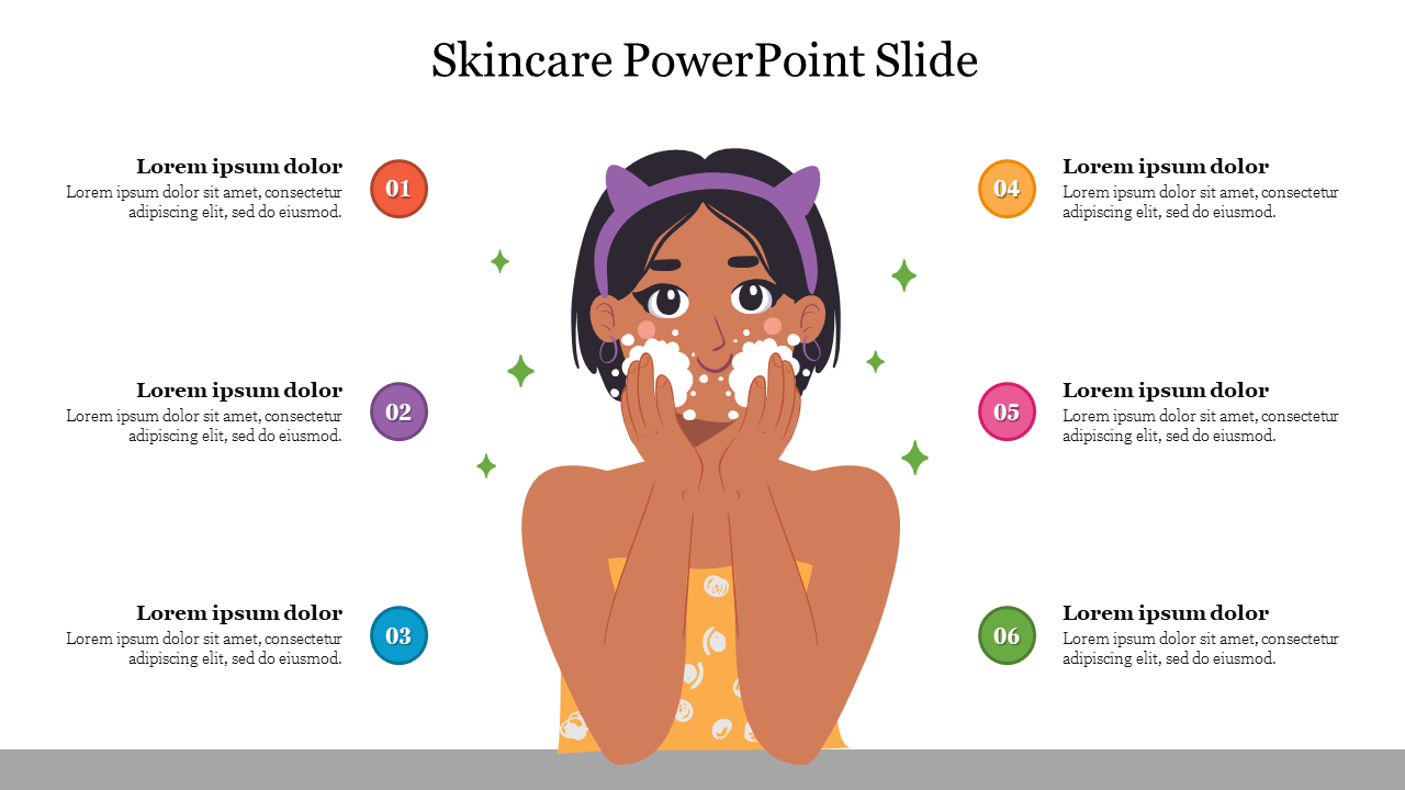 Skincare PowerPoint Slide